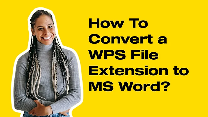 How To Convert a WPS File Extension to MS Word?