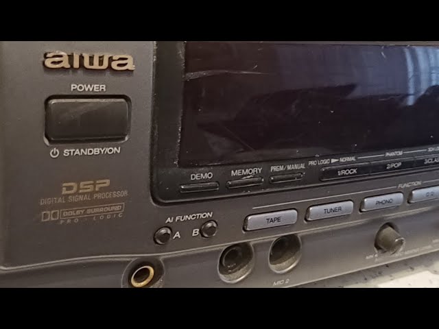AIWA MX - Z4500MK Dolby surround stereo power amplifier - YouTube