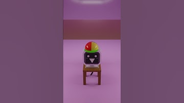 3D Cloth Simulation in Sprunki incredibox #blender3d #blenderanimation #3dart #3danimation