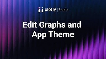 Vibe Analysis with Plotly Studio: Edit Graphs, Cards and App Theme