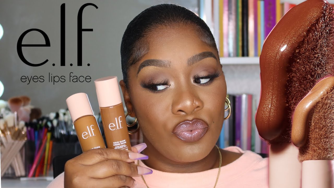 NEW ELF HALO GLOW LIQUID FILTER  *watch this if you have oily skin* 