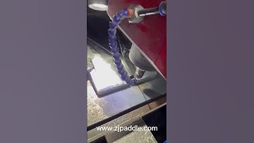 ZJ Outrigger Canoe Paddle Blade Cutting