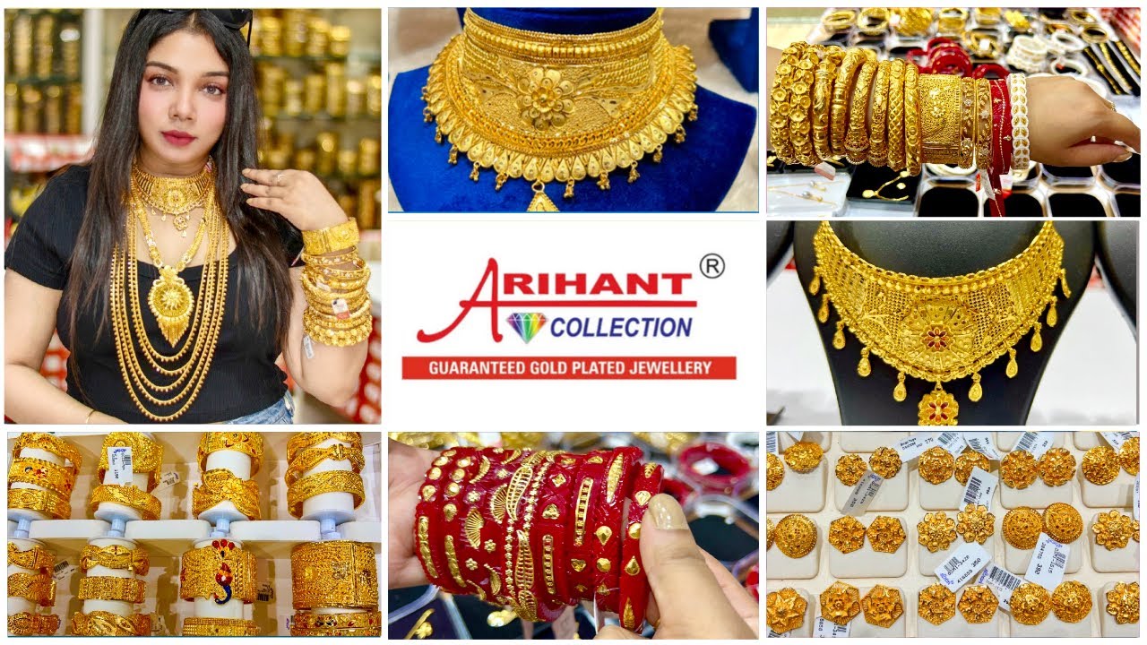 50/- Rs Real Gold Plated Jewellery wholesale | Barabazar Jewellery Collection | Arihant Collection