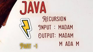 Palindrome words inside the given word and a pattern || Recursion || Part -1 || java