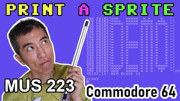 Print Sprite - A Programmer Tool for C64 (MUS 223)