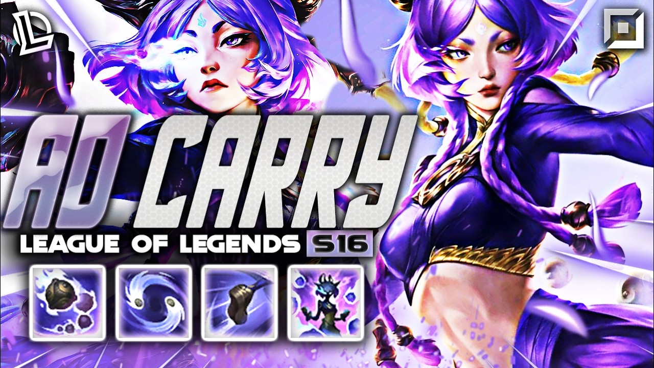 YUNARA MONTAGE #15 - AD CARRY | Ez LoL Plays