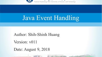 quarter Java Event Handling