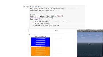 FlightGear + Jupyter + Bokeh