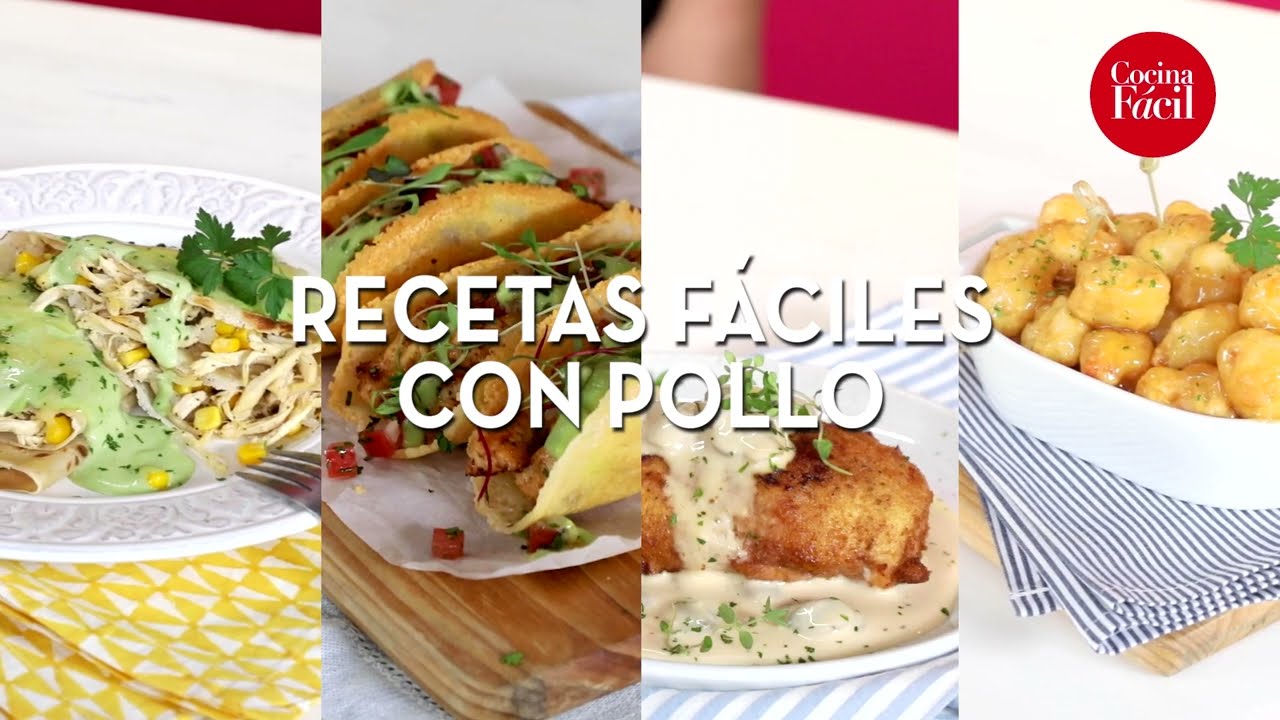 70 recetas con pollo fáciles para cada día del mes de todo el año