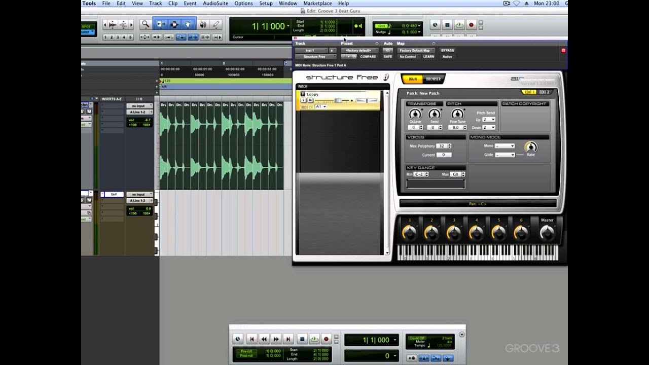 Pro Tools Sample Picture Slice and Sample in Pro Tools 9 - YouTube