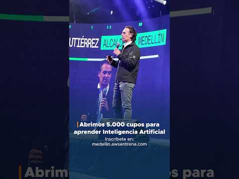 Abrimos cupos para que aprendas inteligencia artificial. Inscríbete en medellin.awsentrena.com