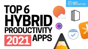Top 6 Hybrid Productivity Apps for 2021
