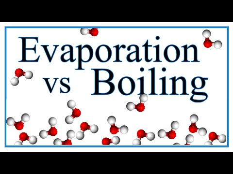 वीडियो: क्या पानी का उबलना एक रासायनिक या भौतिक परिवर्तन है?
