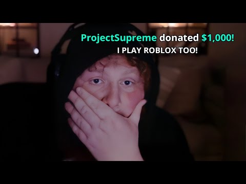 DONATING $1,000 TO STREAMERS PLAYING ROBLOX