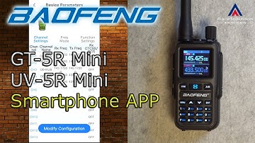 BAOFENG GT-5R (UV-5R) Mini Smartphone Programming APP