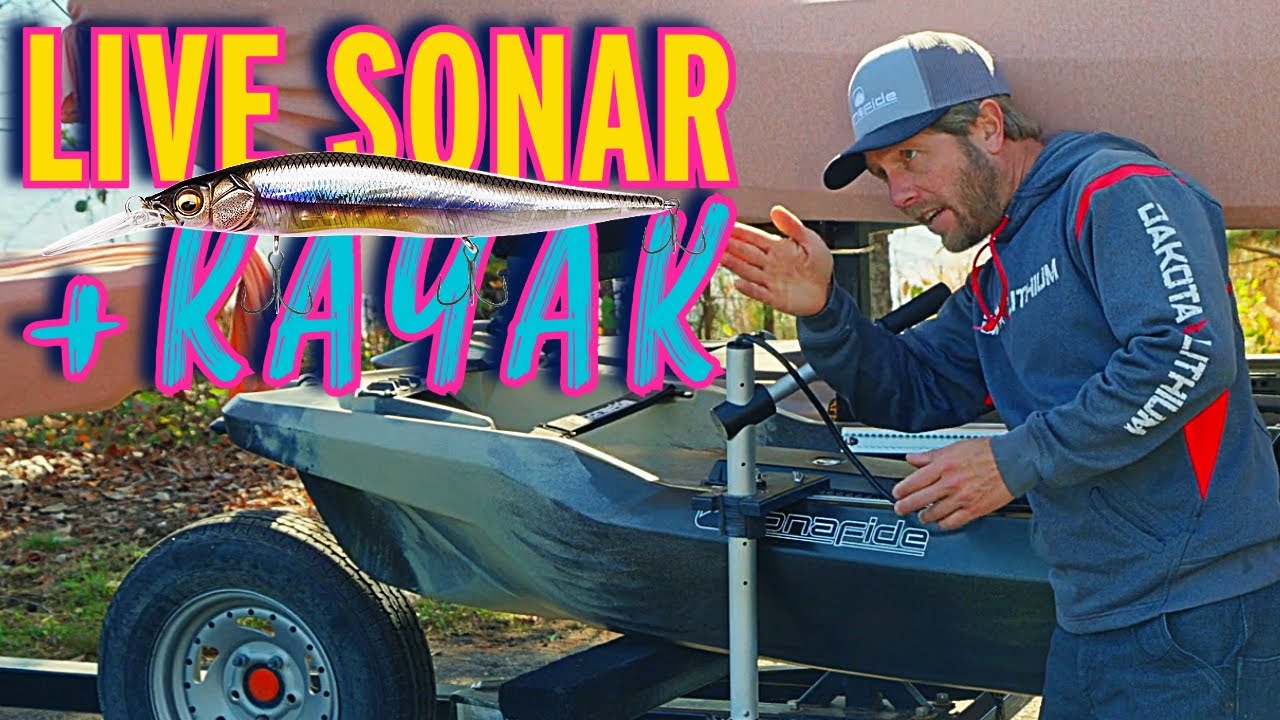 Forward-Facing Sonar on a Kayak?!? [Bassmaster AOY’s LiveScope Jerkbait Bass Fishing Secret Tips]
