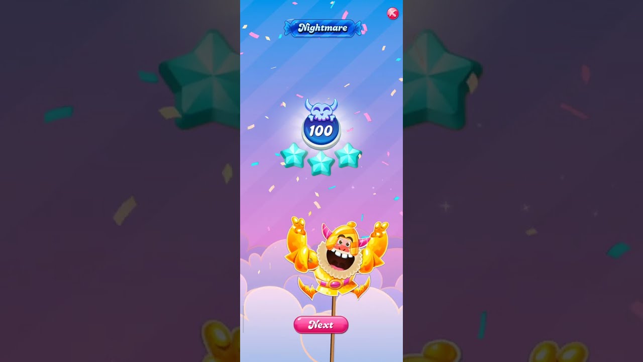 Candy crush saga level 100 reach finally 
