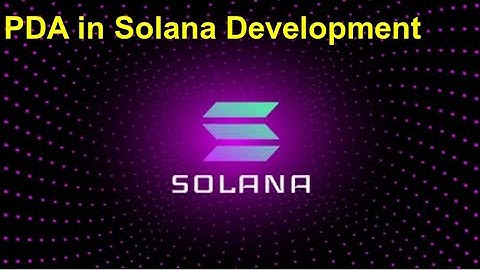program derived address(PDA) creation using Anchor framework in Solana Blockchain