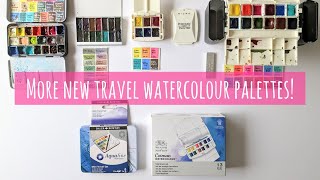 Unboxing, Review & Filling New Watercolour Paint Travel Palettes inc. Winsor & Newton Field Kit