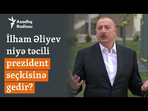 Azərbaycan niyə təcili prezident seçkisinə gedir? - Əliyevin planının detalları bilinir