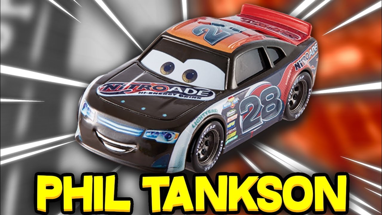PHIL TANKSON racer NITROADE TEAM CARS 3 Mattel Disney Pixar 