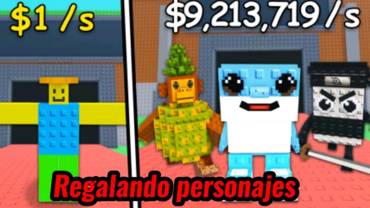 Regalando personajes en roba un brainrot roblox - YouTube