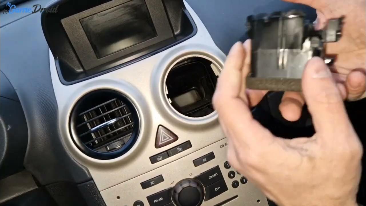 Remove and Install the Opel Vauxhall Corsa D Air Vent Grill YouTube