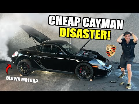 I Bought The Cheapest Porsche Cayman In The World and It's a DISASTER!!