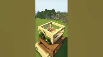 Minecraft Survival Starter House🏠 For Build and No Music #minecraft