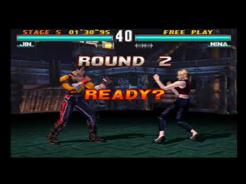 Tekken 3 ( PS1 ) - Jin - Arcade Mode - Arranged Music ( June 5, 2019 )