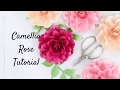 How to Make Small Paper Camellia Rose Flowers