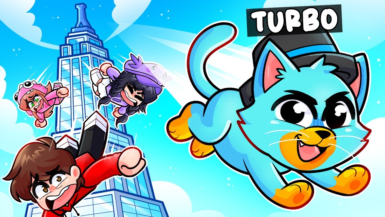 Me convertí en un GATO en SIMULADOR de ESCALAR y SALTAR!