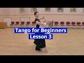 Tango for beginners lesson 3  natural promenade turn to rock turn