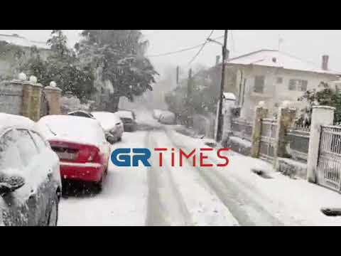 Χιόνια στον. Χορτιάτη - GRTimes.gr