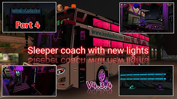 Bussid sleeper coach mod with new lights for v4.3.4
