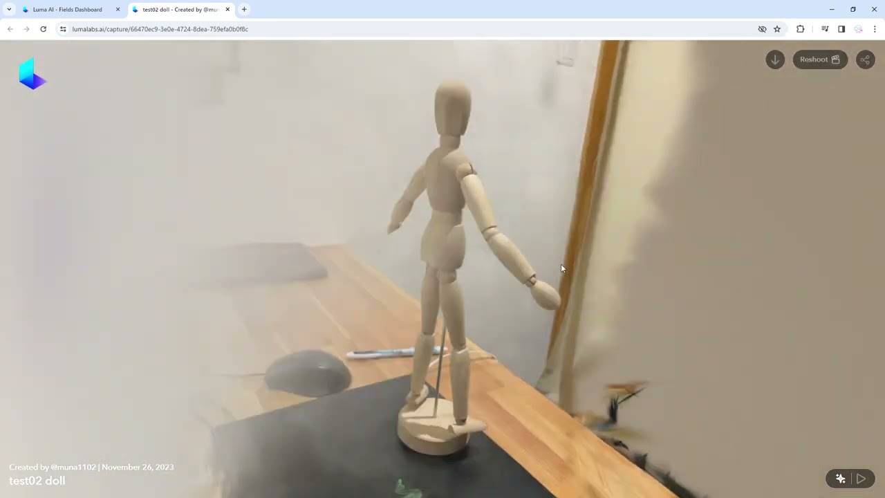 Luma AI Fields Dashboard 2023 - YouTube