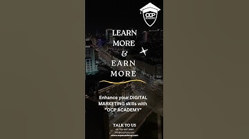 Enhance your DIGITAL MARKETING skills with "OCP ACADEMY"