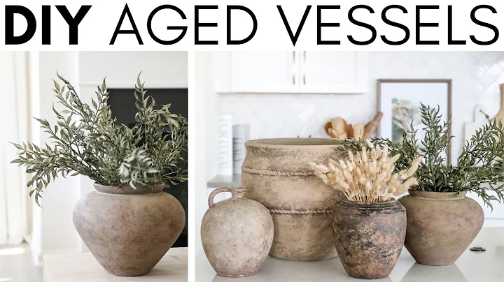 DIY AGED VESSELS || THRIFT FLIP || FAUX ANTIQUE EFFECT