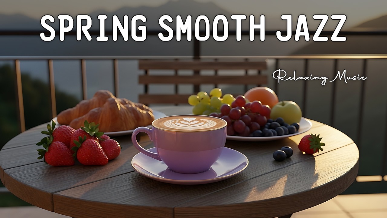 Spring Smooth Jazz ☕ Refined Bossa Nova & Elegant Coffee Café for Focus Flow