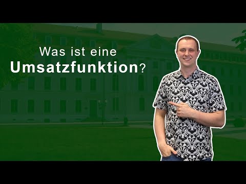 Umsatzfunktion erklärt (inkl. Übungsaufgaben) | Universität Greifswald