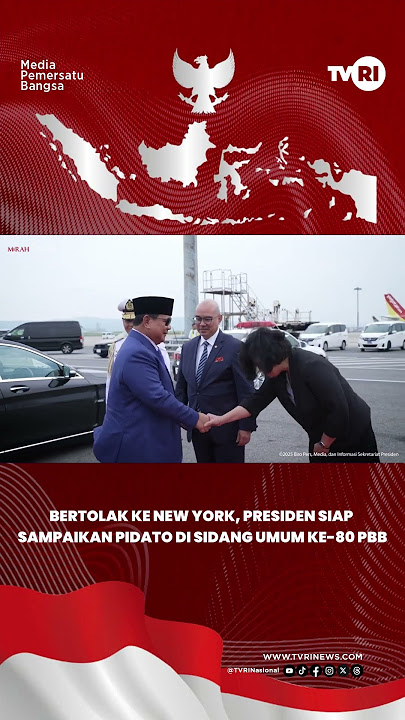 Bertolak ke New York, Presiden Siap Sampaikan Pidato di Sidang umum ke-80 PBB