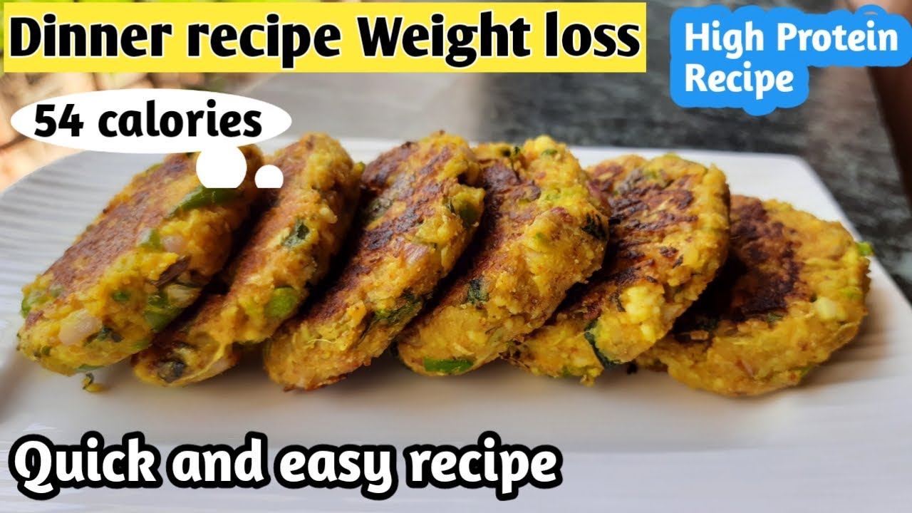 Dinner recipe for weight loss Healthy dinner idea Paneer cutlet