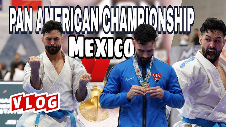 Chasing GOLD !! 🇲🇽 [KARATE VLOG]