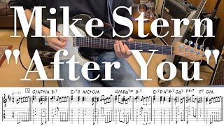 Mike Stern &quot;After You&quot; TAB譜 | Jazz Fusion Guitar