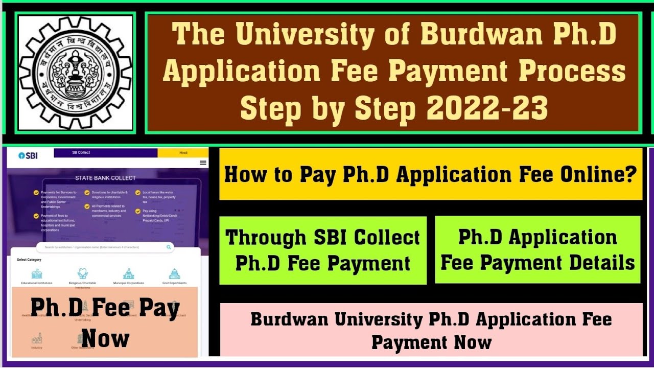 Burdwan University PhD Application Fee Payment Process 2023 How To Pay burdwan-university-phd-application-fee-payment-process-2023-how-to-pay
