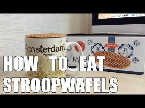 How to eat stroopwafels
