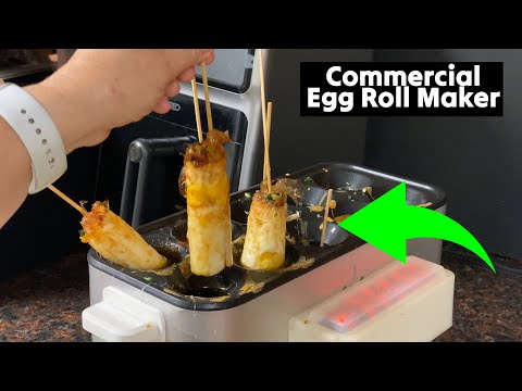 Commercial Vertical Egg Roll Maker Tested ⭐ Cooking Gizmos