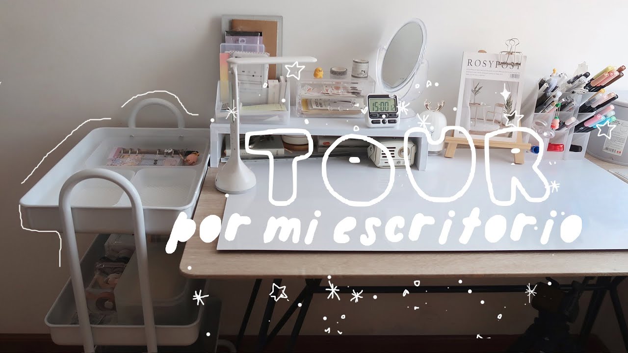 ♡organizando mi papelería + tour por mi escritorio 2020 ☁️ | sofiapricot