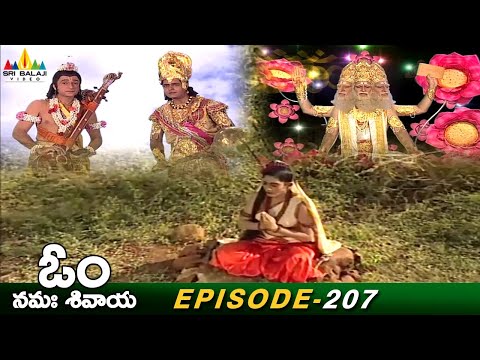 Devi Anasuya Doing Tapassu for Trimurthulu | Episode 207 | Om Namah Shivaya Telugu Serial - SRIBALAJIMOVIES