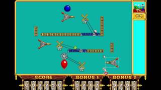 The Incredible Machine - Puzzle 8: "Tutorial: Tilting at Windmills" (1992) [MS-DOS]